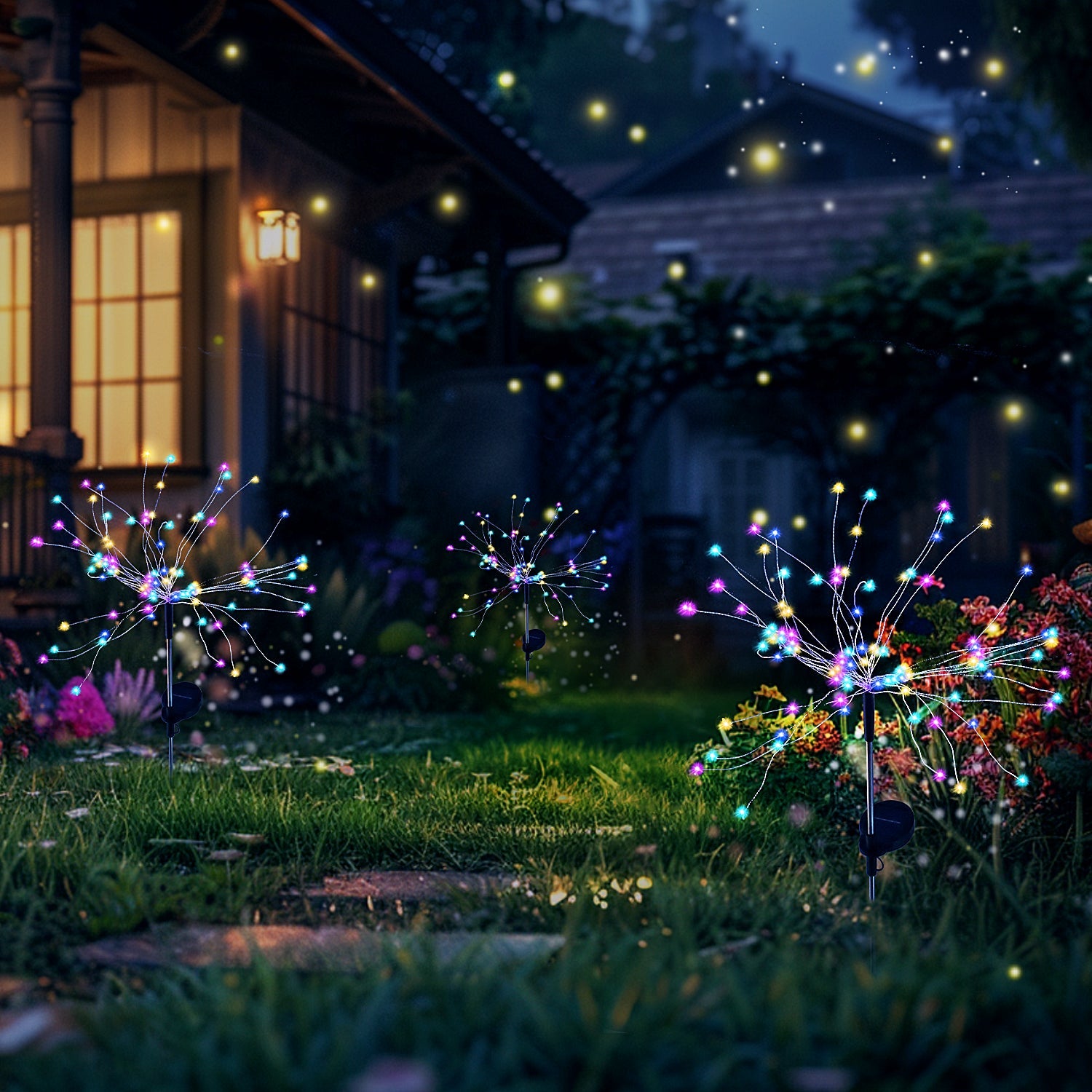 Flumy® - DIY Solar Garden Fireworks Lights - Flumy