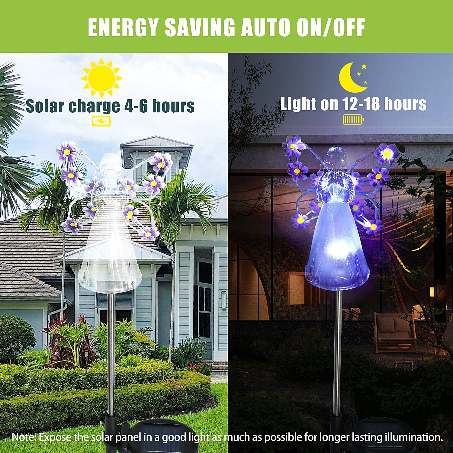Flumy® - Solar Angel Garden Lights - Flumy