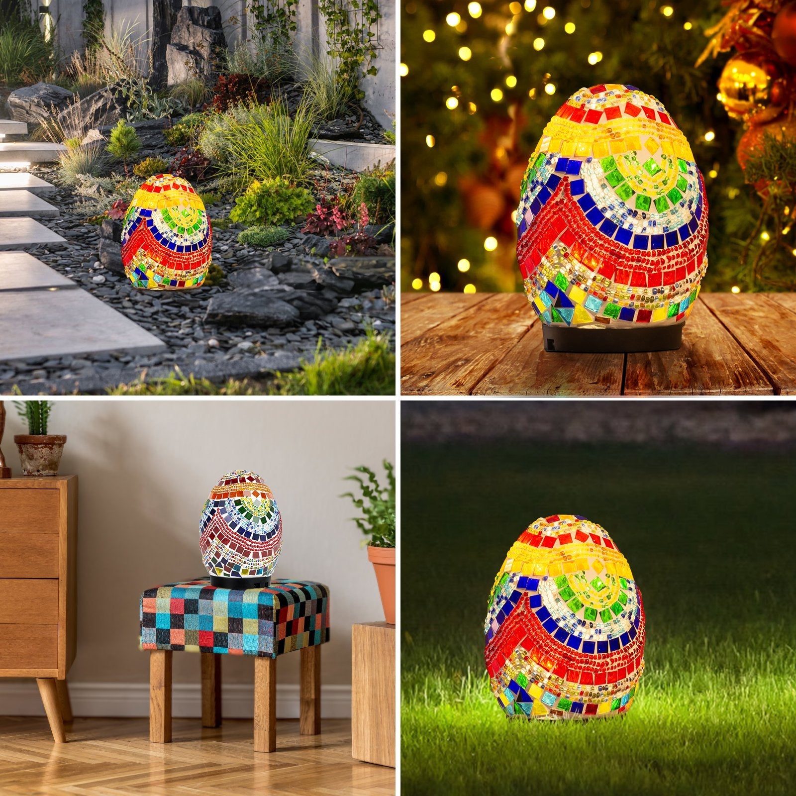 Flumy® - Egg Solar Garden Lights，for Yard, Garden, Patio, Gift for Family, Friend - Flumy