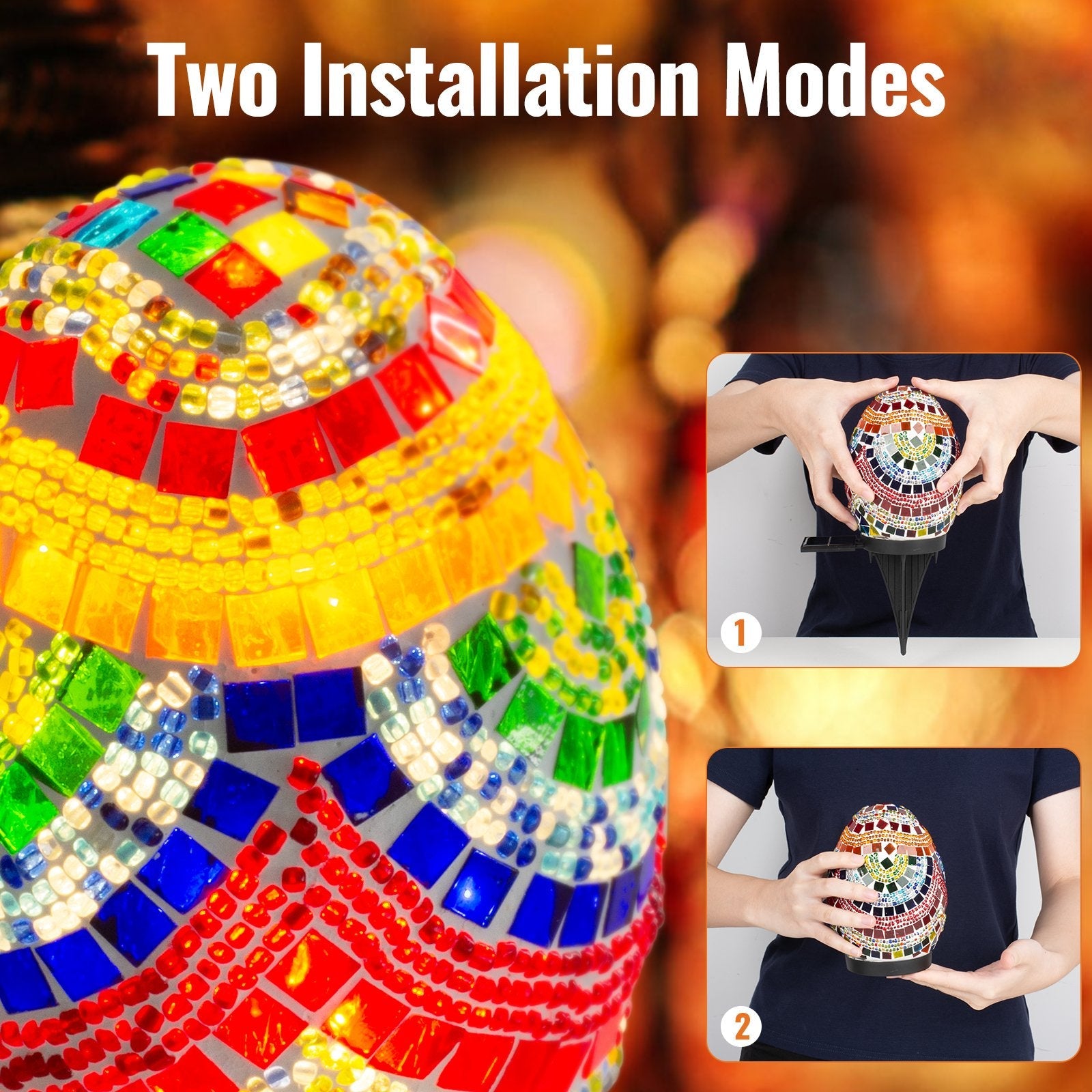 Flumy® - Egg Solar Garden Lights，for Yard, Garden, Patio, Gift for Family, Friend - Flumy