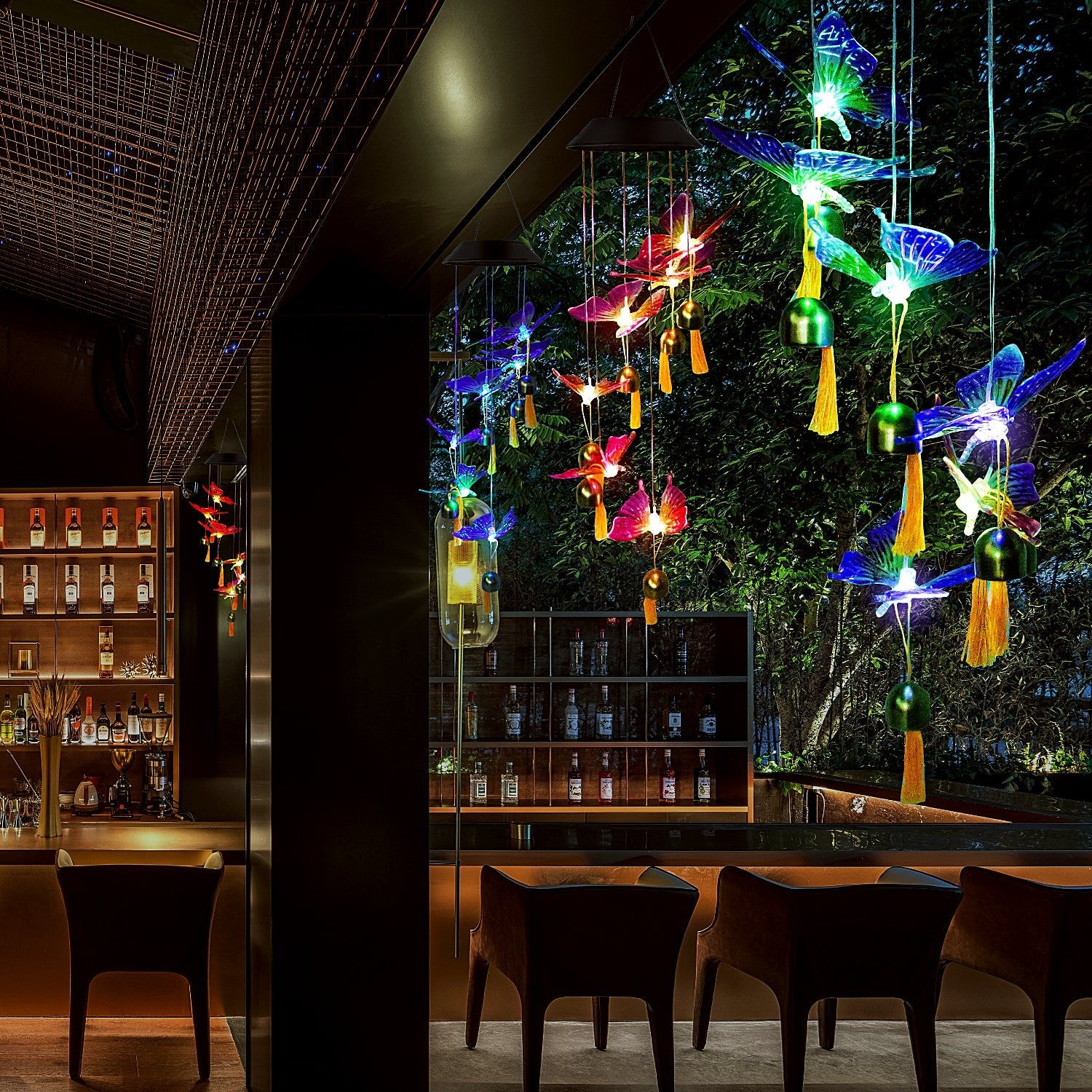 Flumy® - Solar Butterfly Wind Chime Light - Flumy